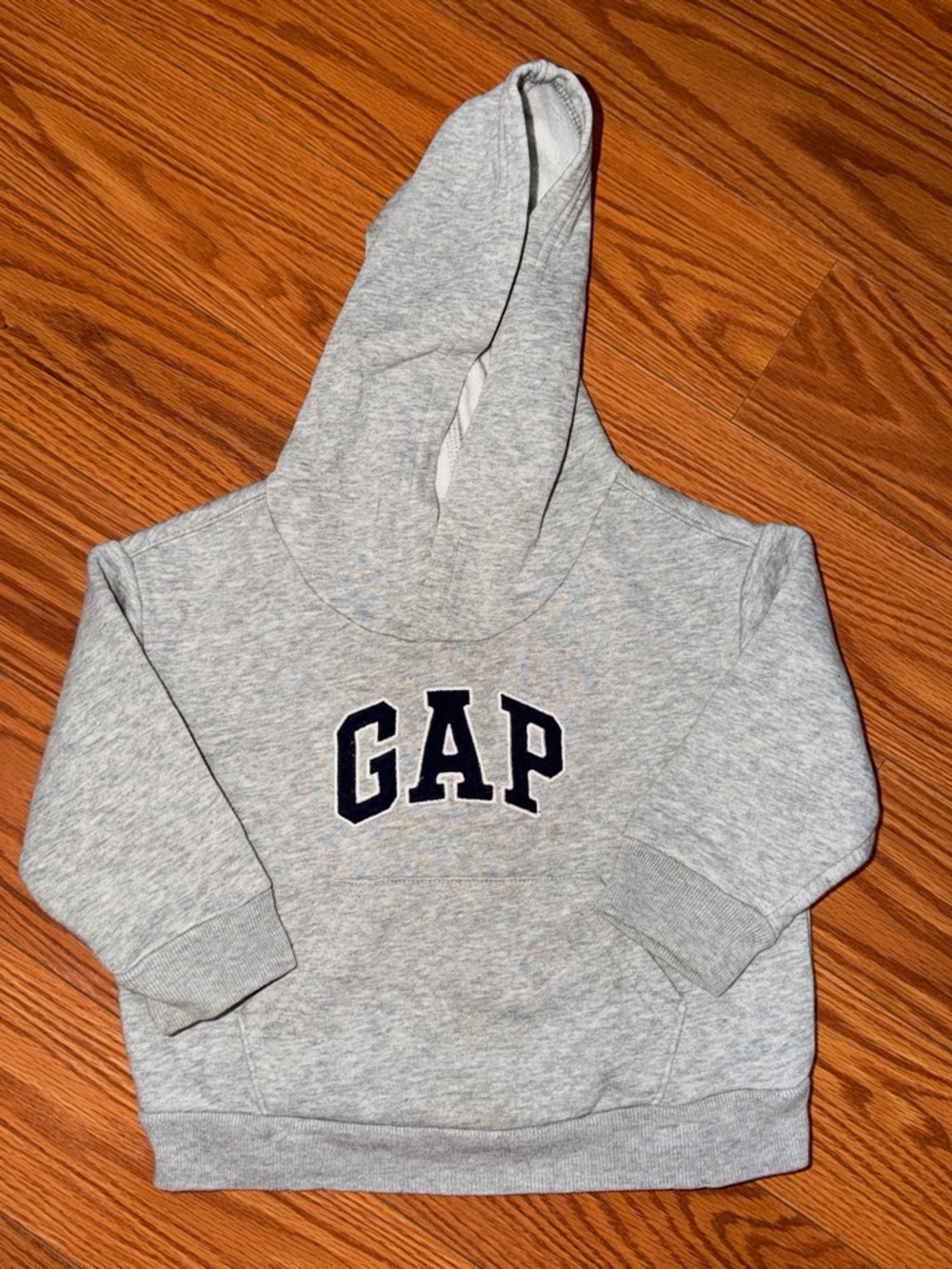 GAP Baby Gray Hooded Sweatshirt - Cozy Pullover Hoodie
